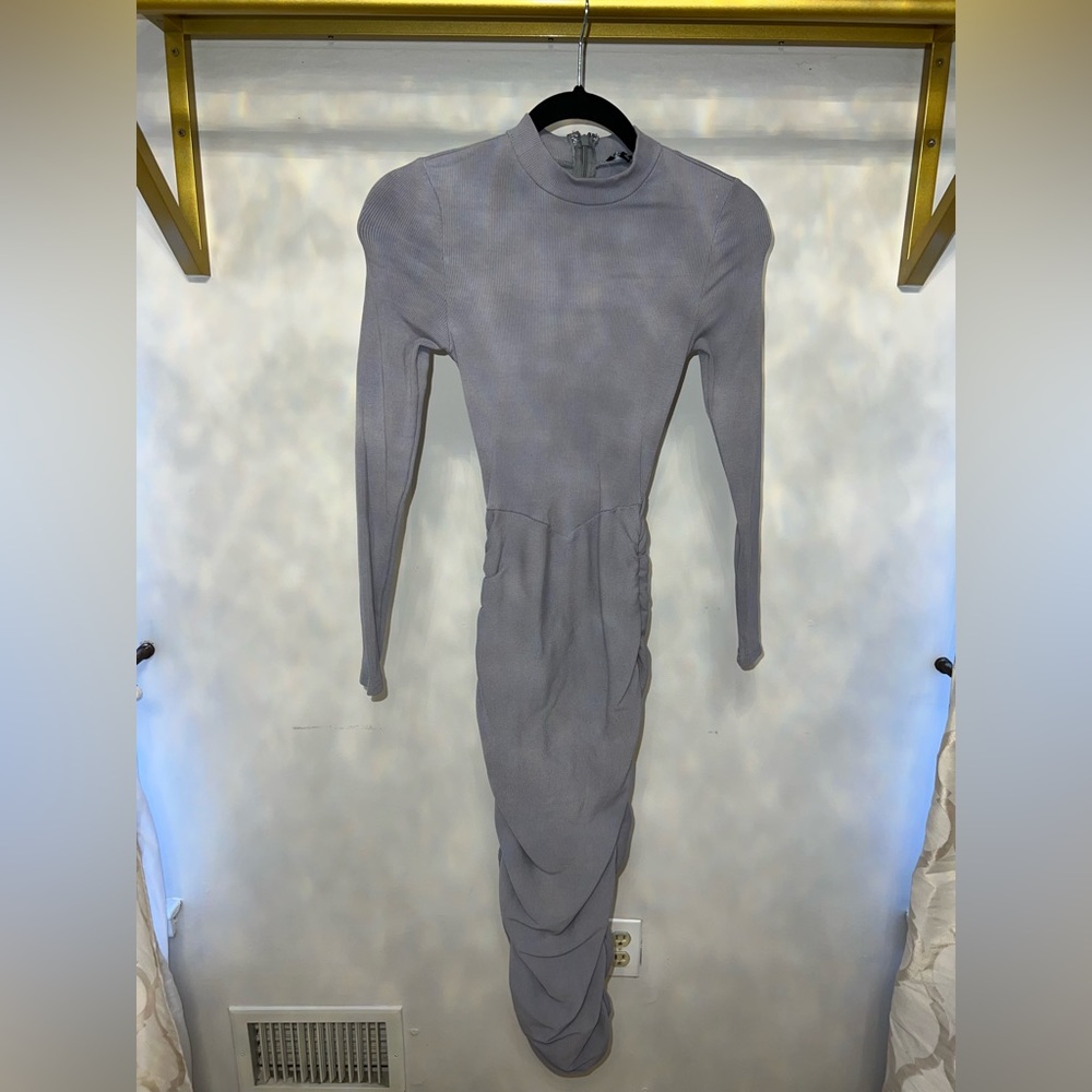 BODYCON GRAY DRESS